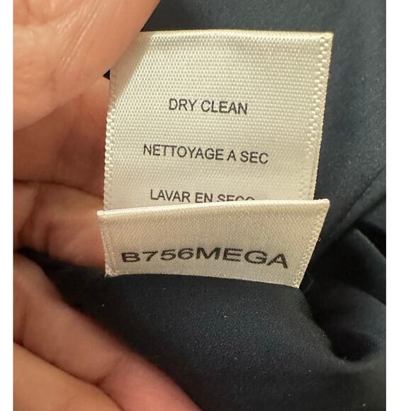 BCBGMaxAzria blue gray pinstripes long sleeves blazer size XS - Picture 5 of 15